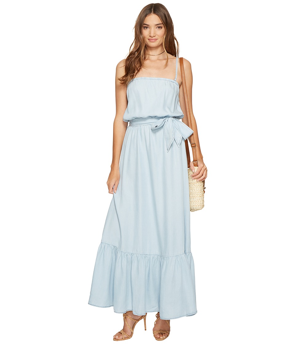 BB Dakota Kate Chambray Maxi Dress (Light Blue) Women
