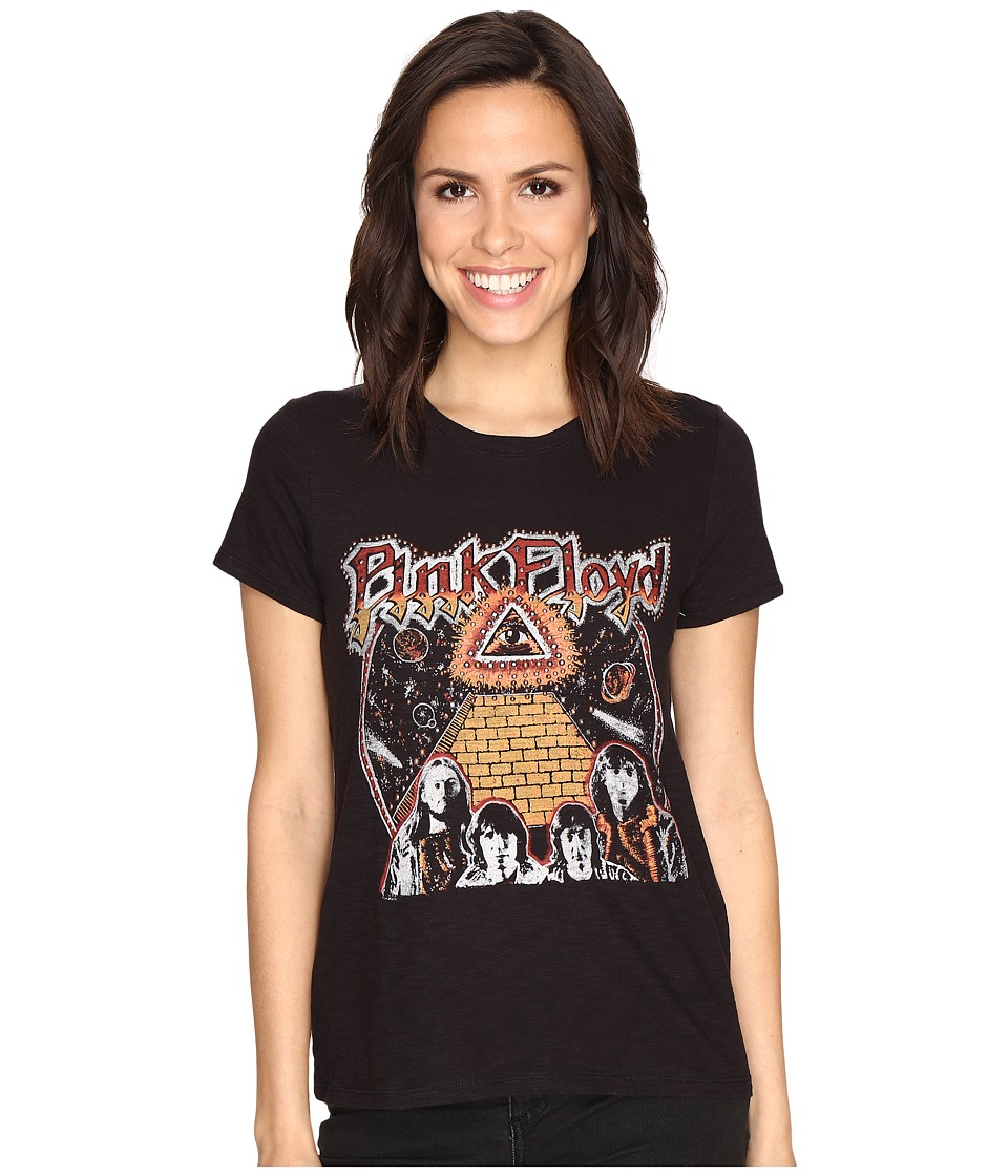 Lucky Brand Pink Floyd Studded Tee (Lucky Black) Women