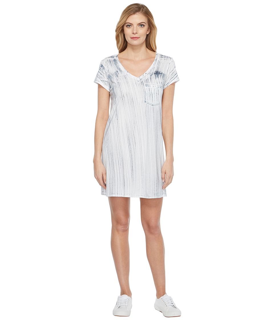Michael Stars Nautical Wash Short Sleeve V-Neck Dress (Oxide) Women