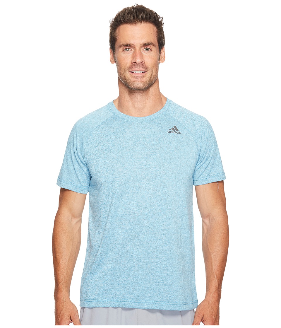 adidas Designed-2-Move Heather Tee (Mystery Petrol F17) Men