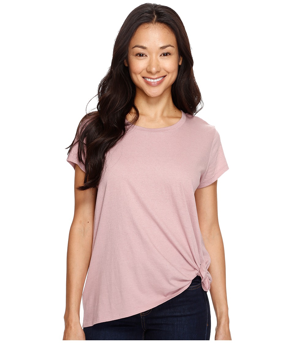 Calvin Klein Jeans Tie Knot Tee (Evening Rose) Women