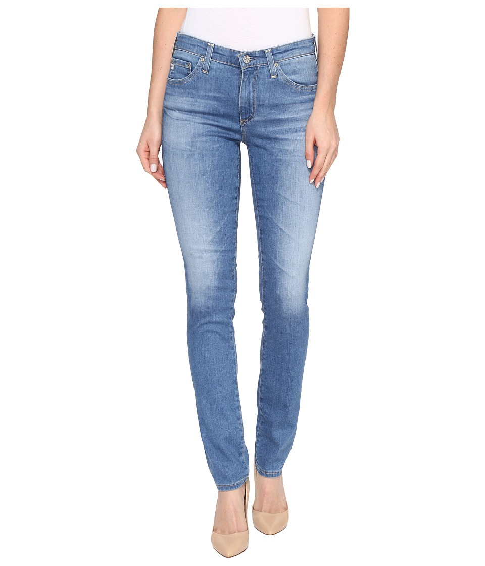 AG Adriano Goldschmied Prima Mid-Rise Cigarette Leg in 12 Years Canyon (12 Years Canyon) Women