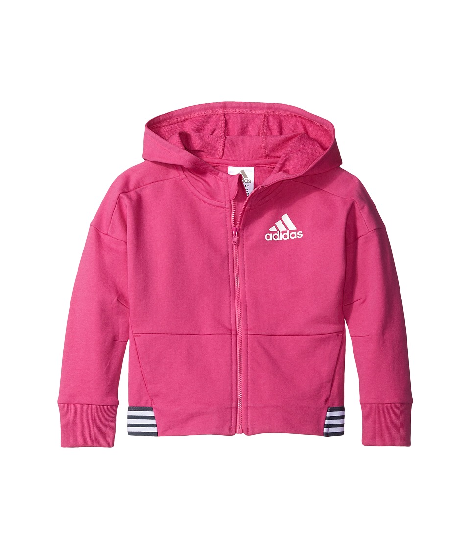 adidas Kids Agility Jacket (Big Kids) (Medium Pink) Girl