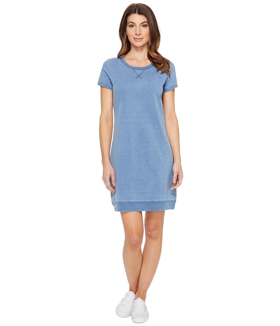 U.S. POLO ASSN. Short Sleeve Argyle Pindot Sweatshirt Dress (Argyle Pindot) Women