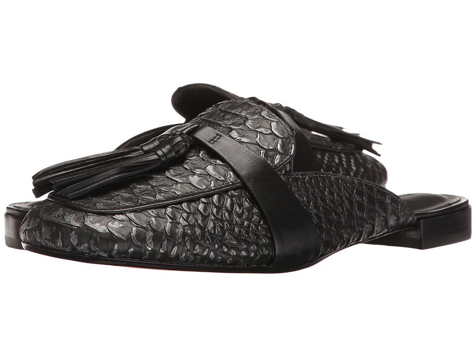 Bernardo Dori (Black Suede/Snake) Women