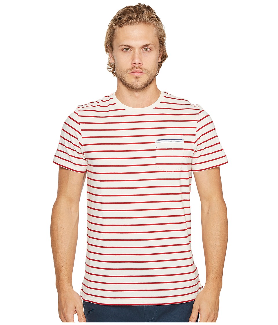 Ben Sherman Engineered Tipping Breton Tee (Turtledove) Men