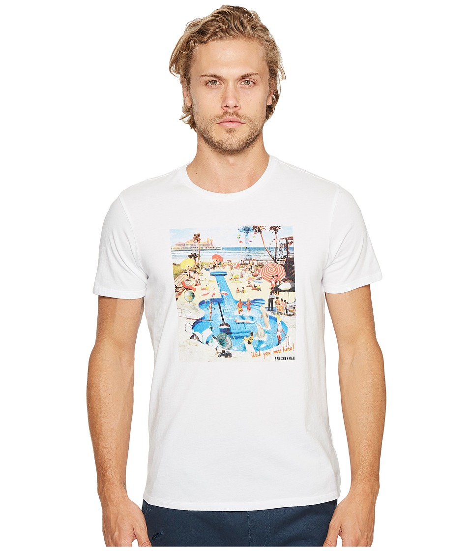 Ben Sherman Pool Party Tee (Bright White) Men