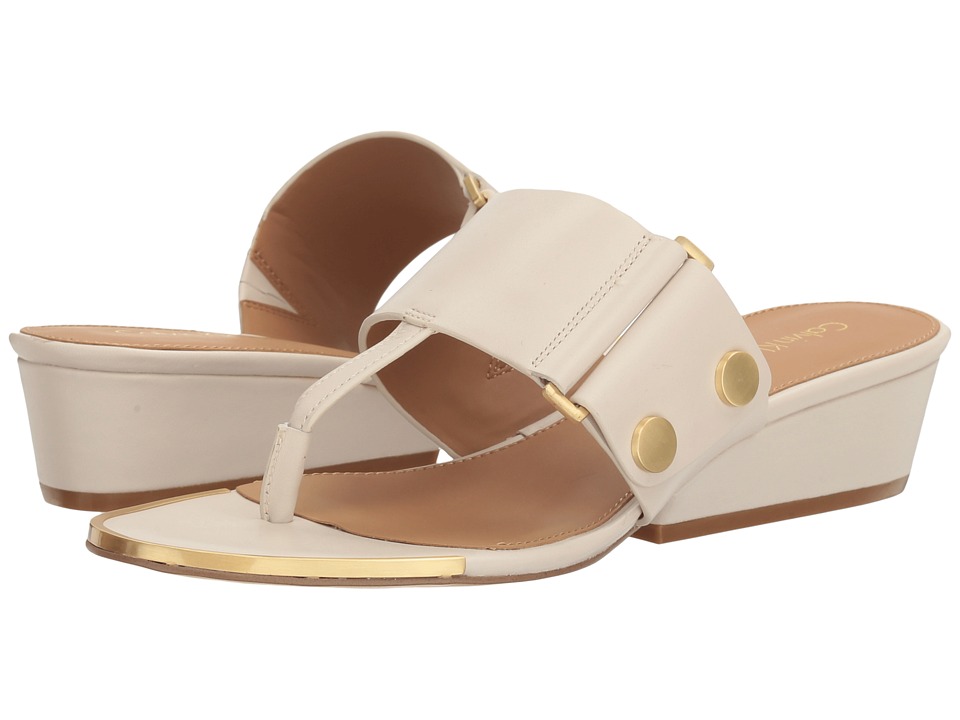 Calvin Klein Carlie (Soft White Leather) Women