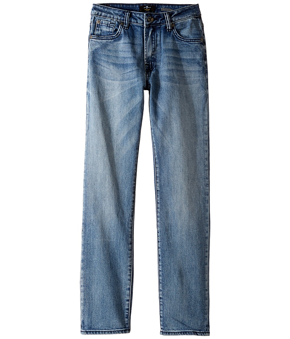 7 For All Mankind Kids Slimmy Foolproof Jeans in Ivory Coast (Big Kids) (Ivory Coast) Boy