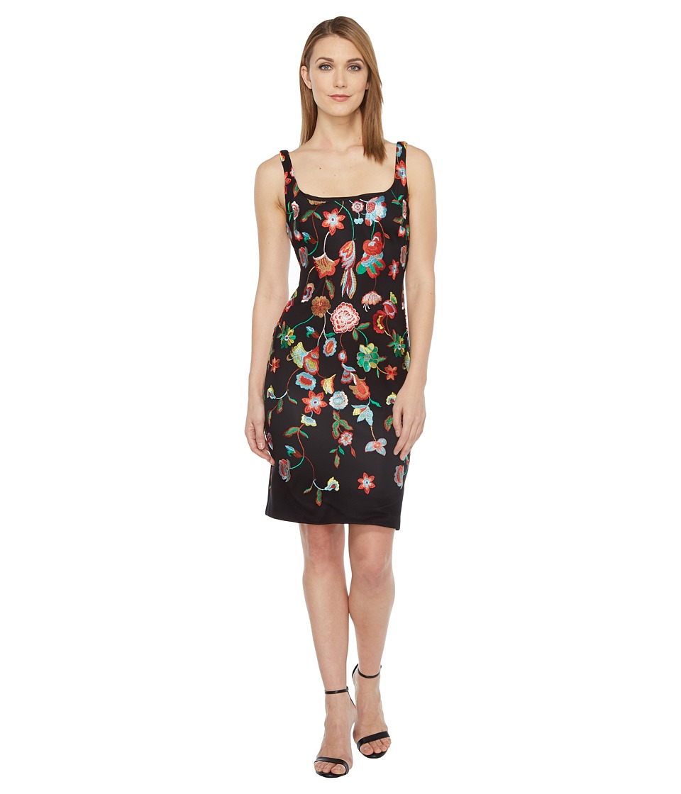 rsvp Cordial Sleeveless Dress (Black/Multi) Women