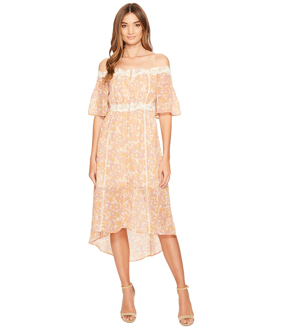 ASTR the Label Simone Dress (Pink/Amber Floral) Women