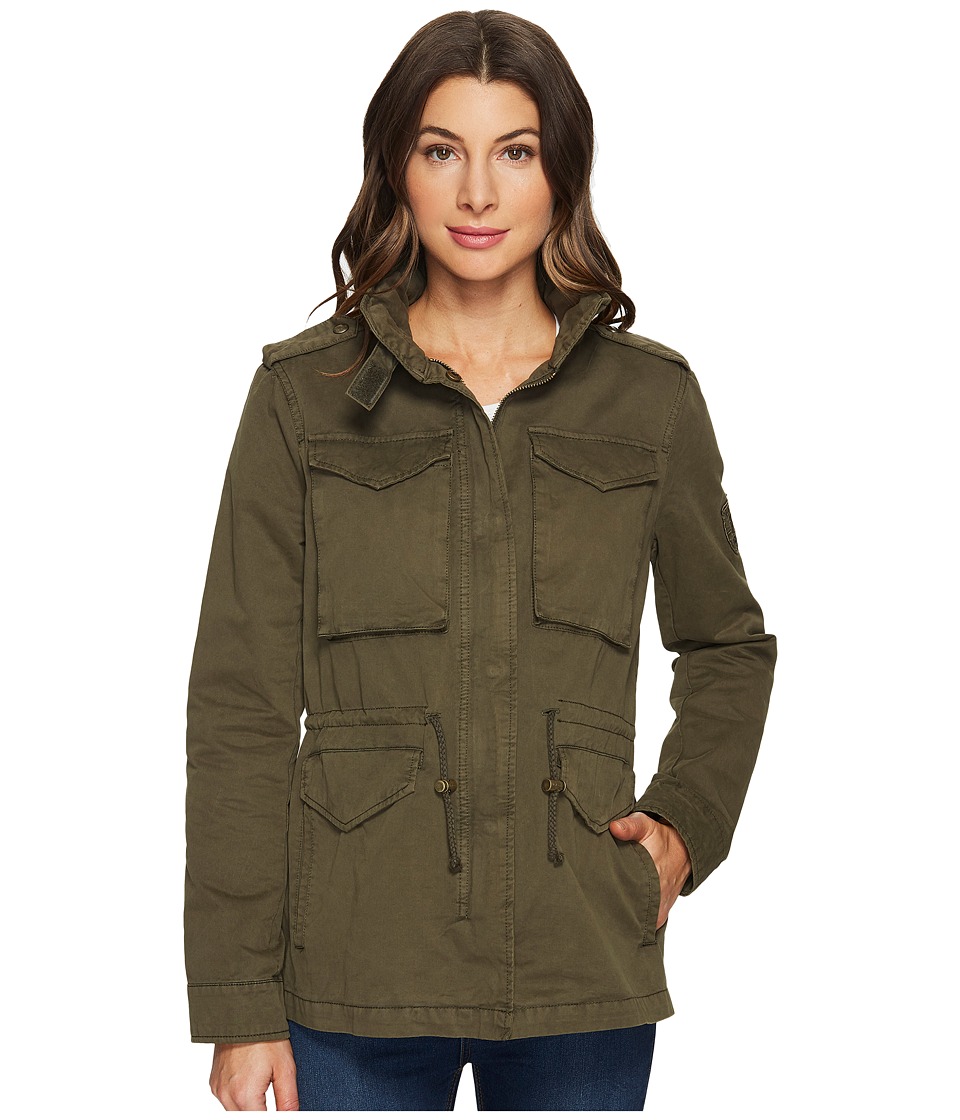 Tommy Hilfiger - Four-Pocket Zip Front Anorak (Army Green) Women