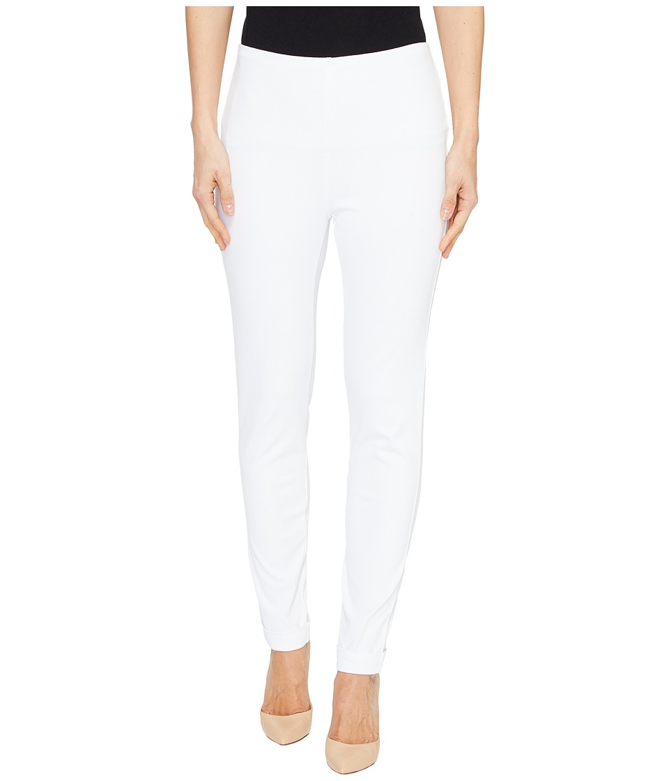 Tribal Stretch Twill Knit 28 Flatten It Leggings (White) Women