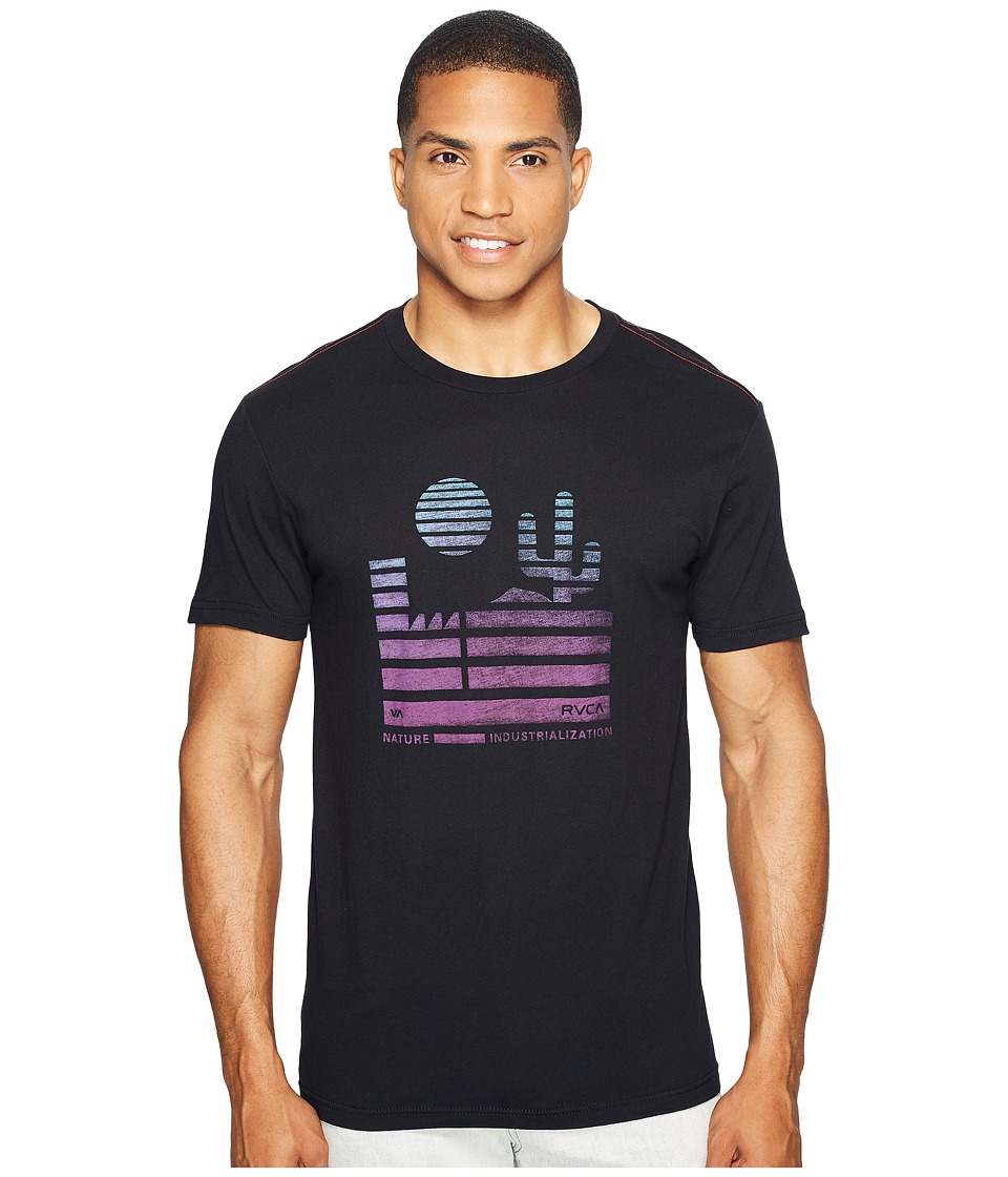 RVCA Desert Sunrise Tee (Black) Men
