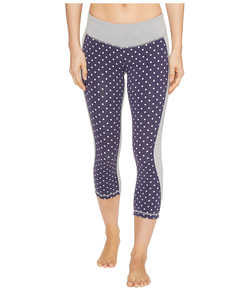 New Balance Fitted Print Capris (Navy) Women