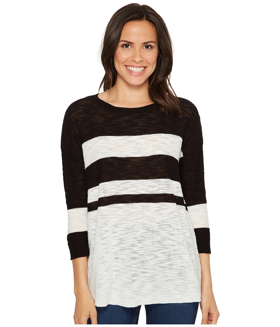 UPC 039373900983 product image for TWO by Vince Camuto - Lightweight Uneven Stripe Scoop Neck Slub Pullover (Rich B | upcitemdb.com