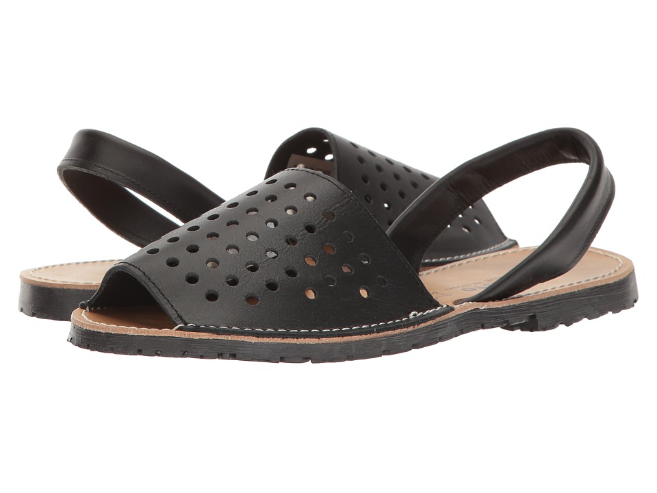 Sesto Meucci Ibizaholes (Black Leather) Women