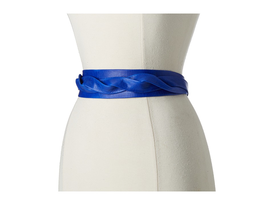ADA Collection Midi Wrap Belt (Electric Blue) Women