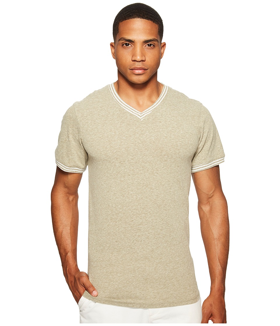 Original Penguin V-Neck Short Sleeve (Burnt Olive Wild) Men