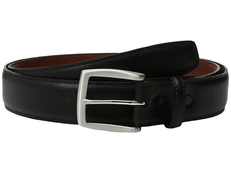 Torino Leather Co. 35mm Saffiano Embossed Cowhide (Black) Men