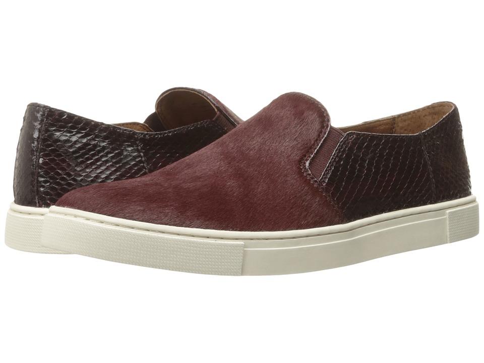 Frye Gemma Block Slip (Bordeaux) Women