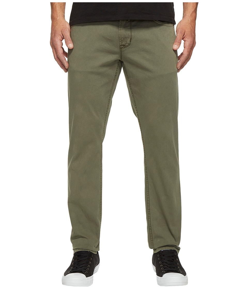 Hudson Blake Slim Straight Jeans in Infantry Green (Infantry Green) Men