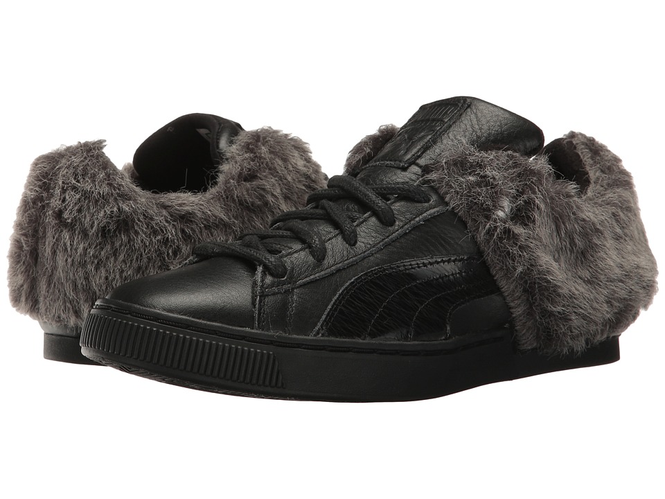 PUMA 50/50 Fur (Black/Puma Silver) Women