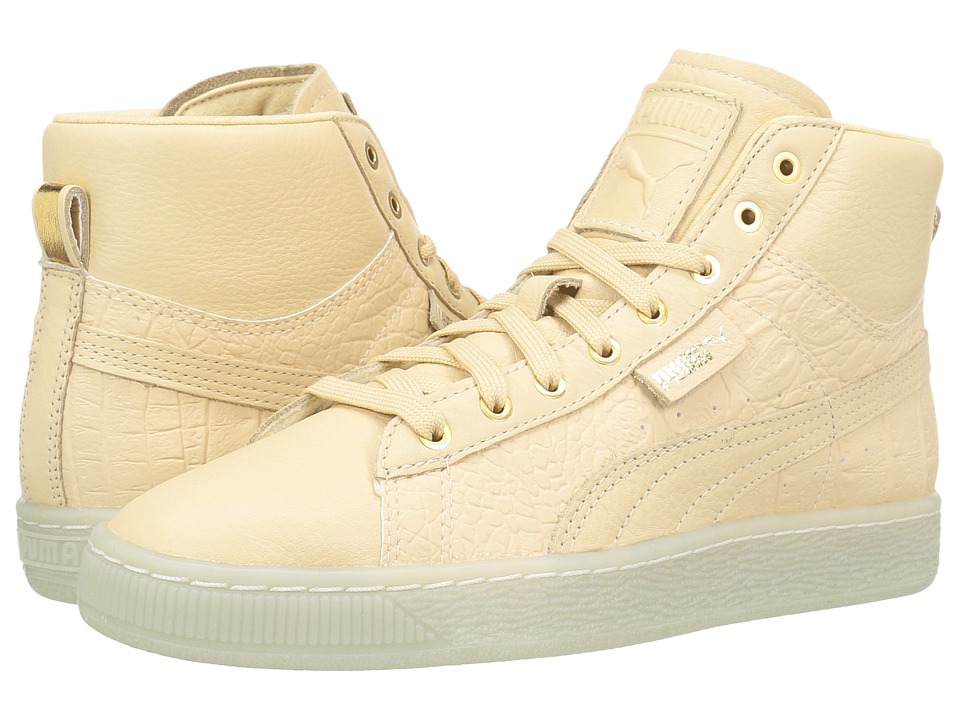 PUMA Basket Mid Ali (Natural Vachetta/Puma Team Gold) Women