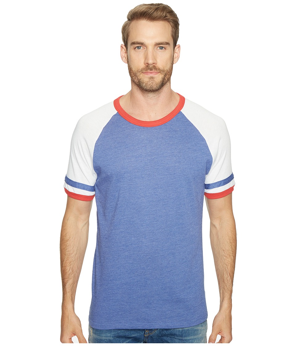 Alternative The Slapshot Tee (Vintage Royal/White/Red) Men