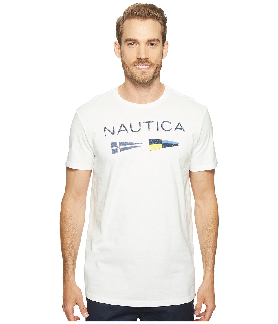 Nautica Nautica Flags Tee (Bright White) Men