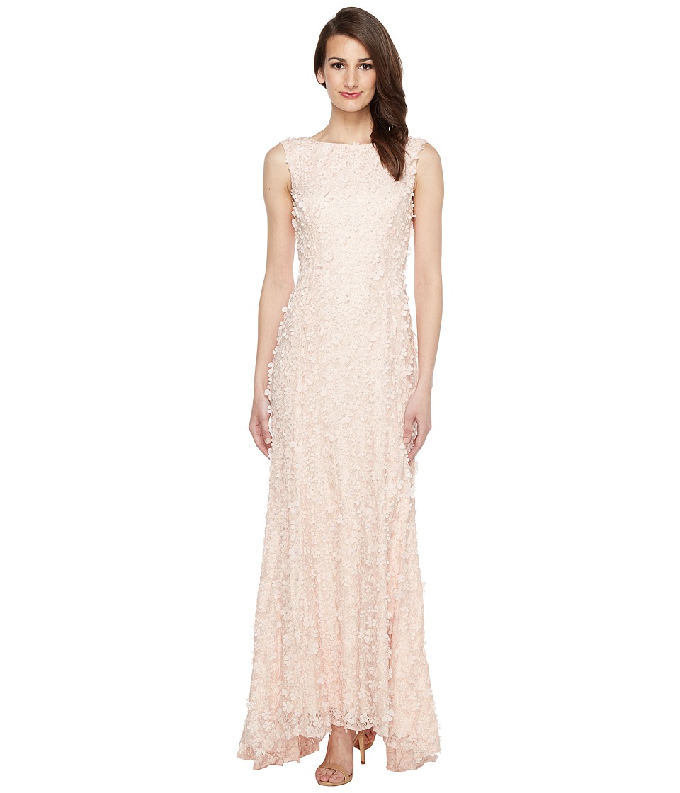 Tahari by ASL Florette Lace Gown (Blush Pink) Women