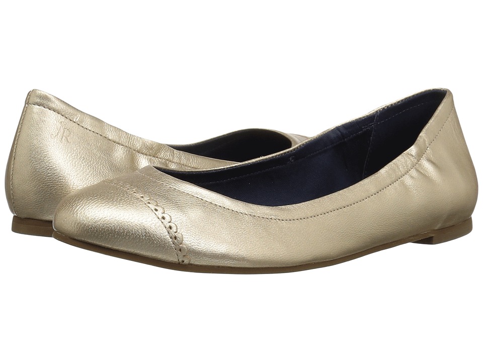 Jack Rogers Bree Leather (Platinum) Women