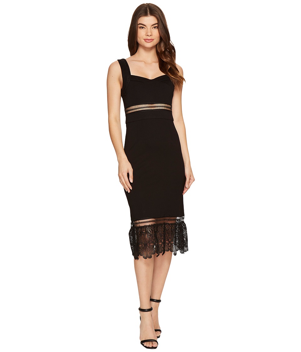 ROMEO & JULIET COUTURE Cut Out Woven Dress (Black) Women