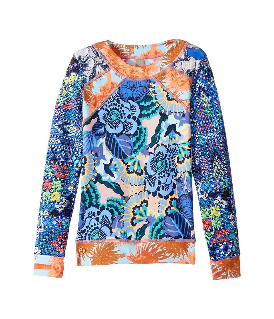 Maaji Kids Ferry Ride Rashguard (Toddler/Little Kids/Big Kids) (Blue) Girl