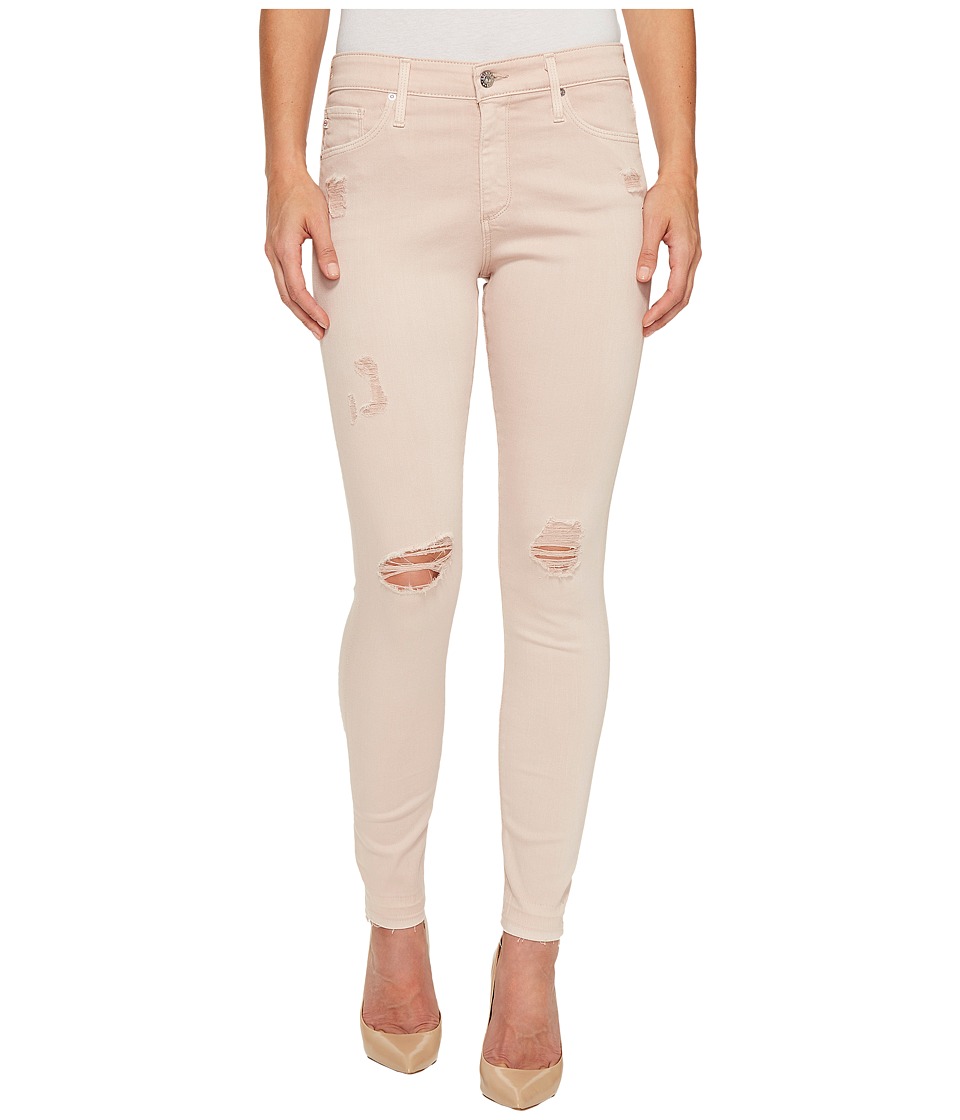 AG Adriano Goldschmied Farrah Skinny Ankle in Interstellar Worn/Rose Quartz (Interstellar Worn/Rose Quartz) Women