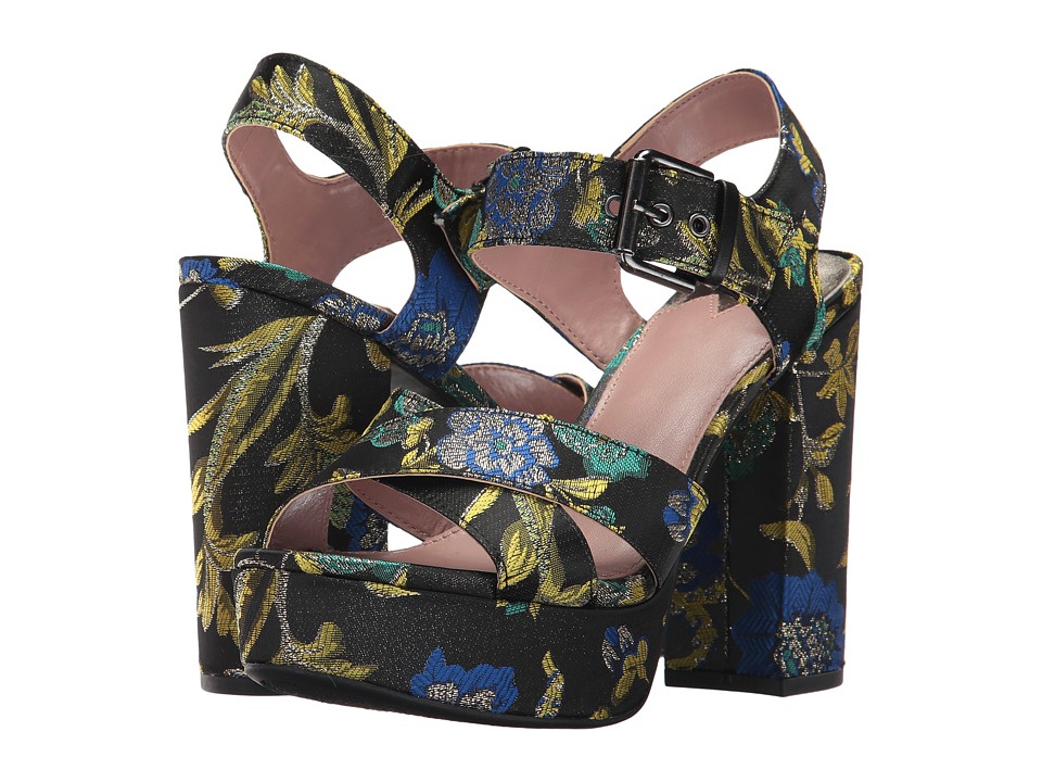 Circus by Sam Edelman Maria (Black Multi Metallic Floral Brocade) Women