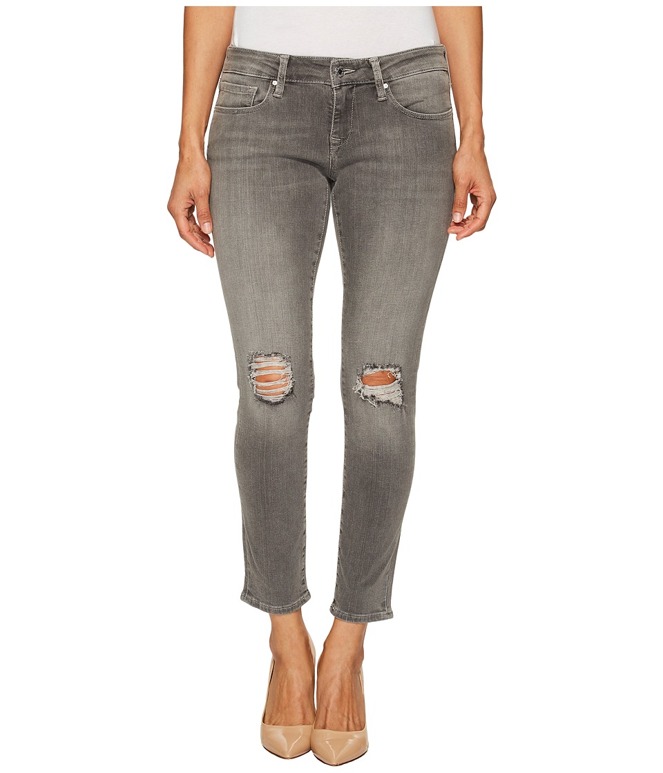 Mavi Jeans Petite Serena in Grey Ripped (Grey Ripped) Women