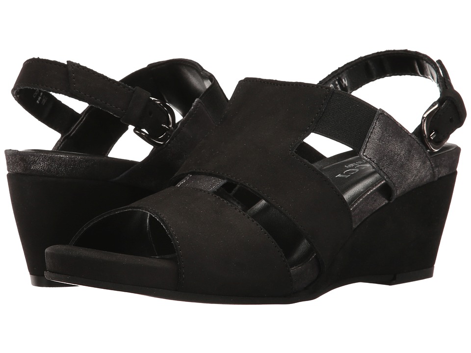 Sesto Meucci Kayla (Black Nubuck/Black Retro) Women
