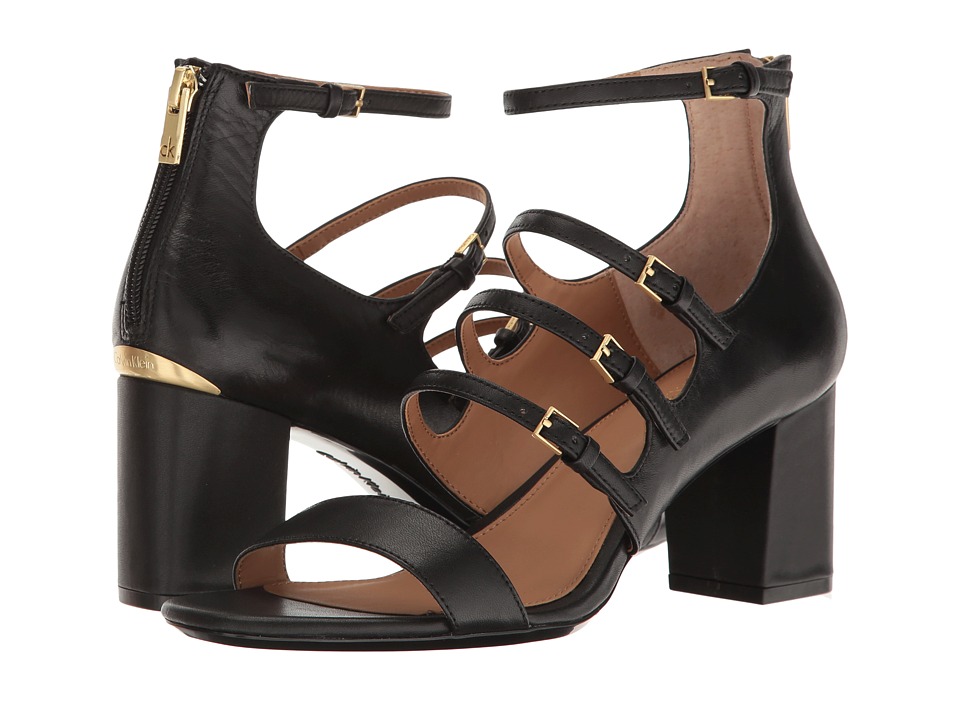 Calvin Klein Caz (Black Leather) Women