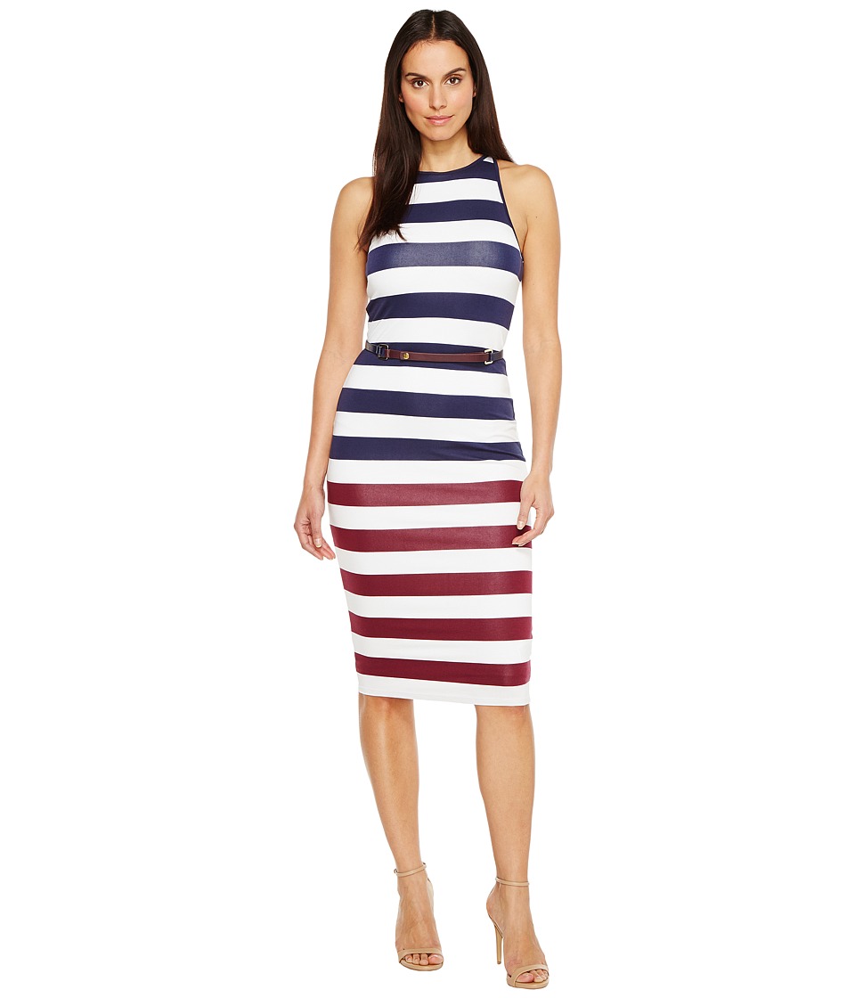 Ted Baker Yuni Rowing Stripe Bodycon Dress (Navy) Women