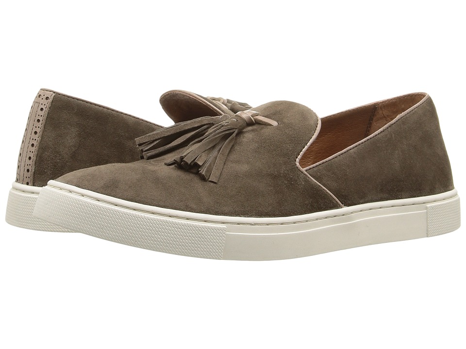 Frye Gemma Tassel Slip (Dark Taupe) Women