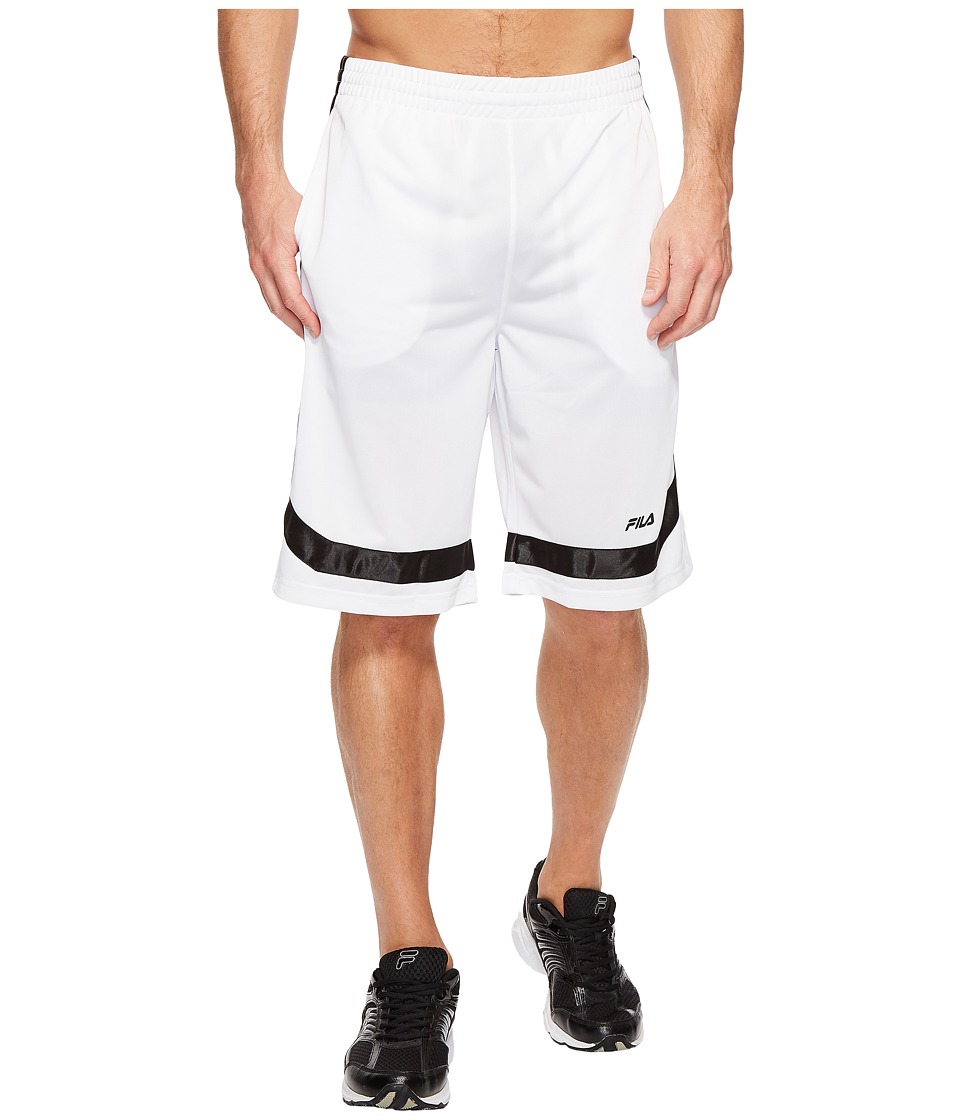 Fila Circuit Shorts (White/Black) Men