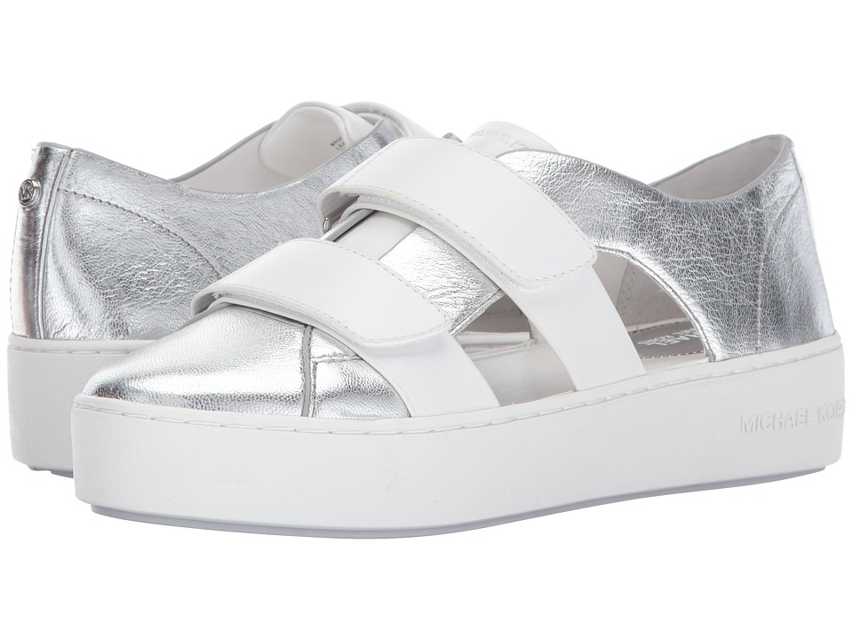 MICHAEL Michael Kors Beckett Sneaker (Silver/Optic White) Women