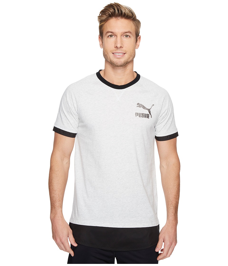PUMA Onset Tee II (White/Steel Gray) Men