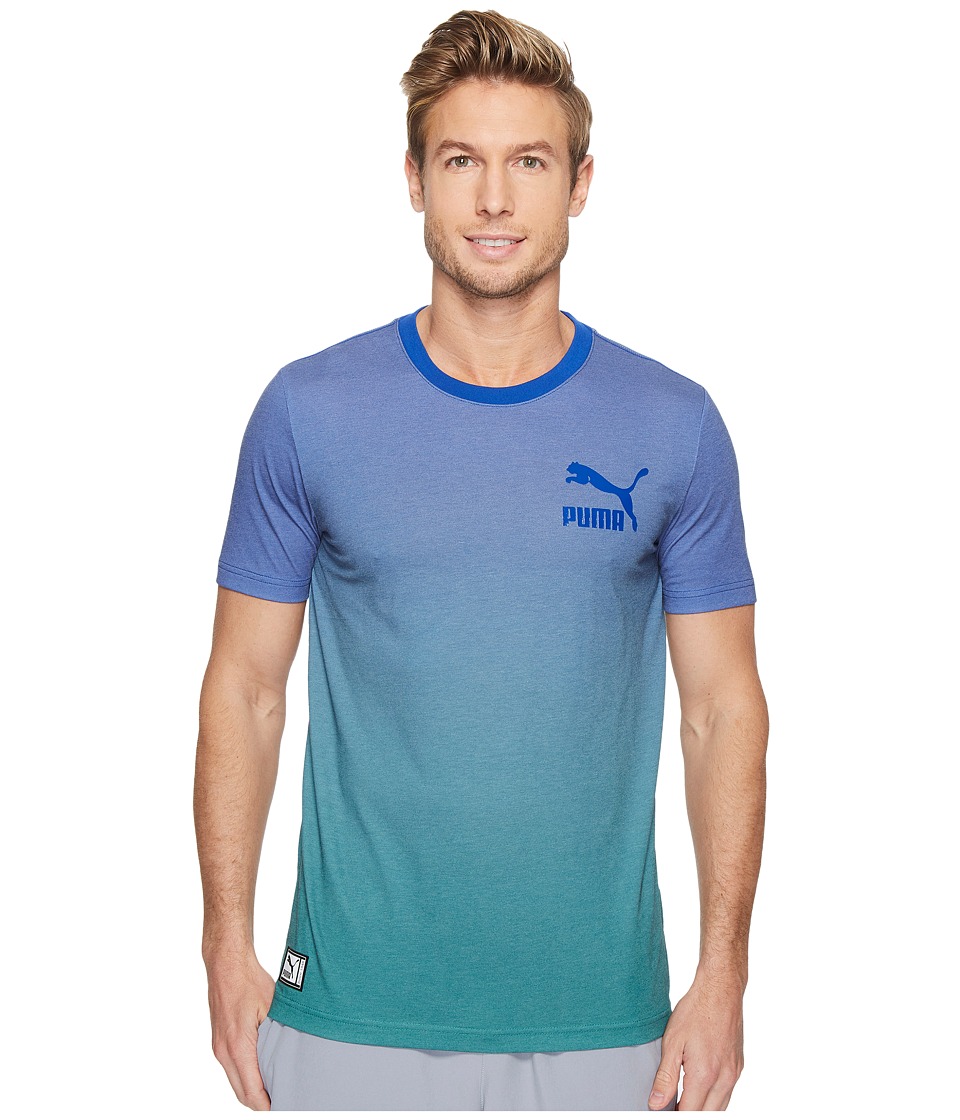 PUMA Cosmic Tee (Surf the Web/Ultramarine Green Gradient) Men
