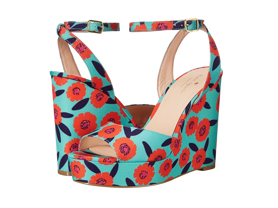 Kate Spade New York Dellie (Garden Mint Majorelle Printed Fabric) Women