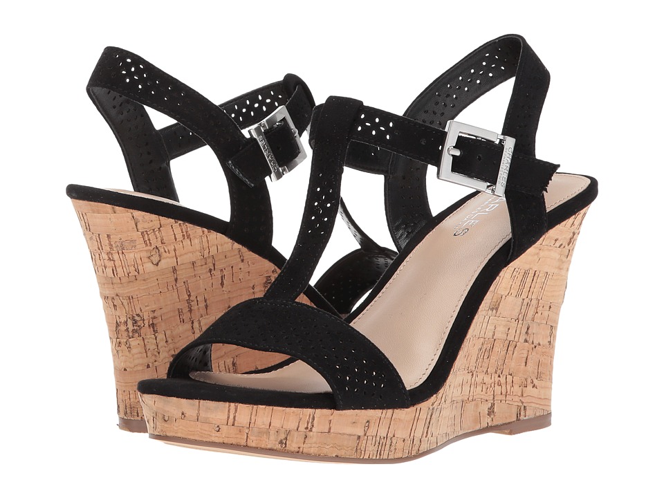Charles by Charles David Law (Black Microsuede) Women