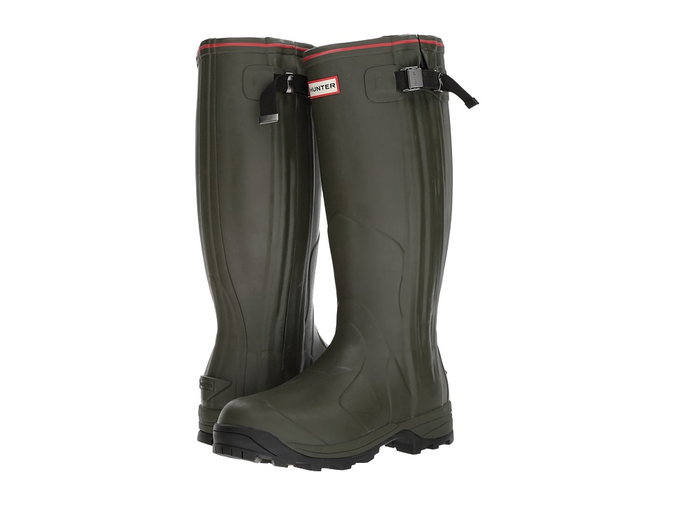Hunter Balmoral Neo Zip (Dark Olive) Women