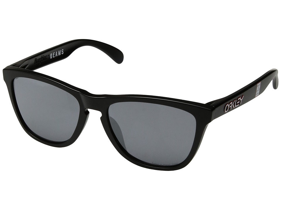 Oakley - (A) Frogskins (Matte Black/Black Iridium) Plastic Frame Fashion Sunglasses