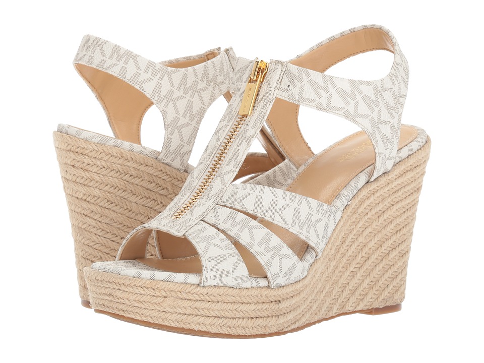MICHAEL Michael Kors Berkley Wedge (Vanilla) Women